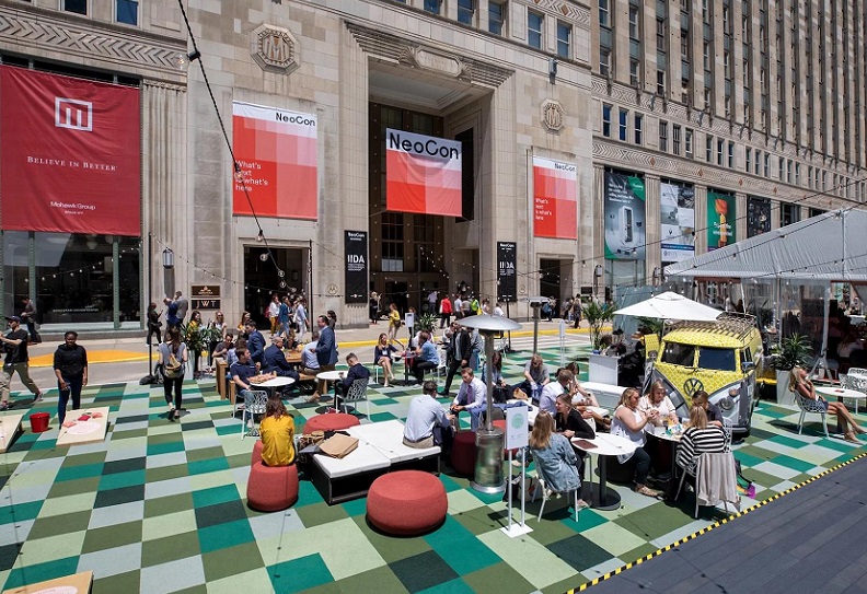 NEOCON美国芝加哥办公家具展将于2023年6月12-14日举办，11万平米大展！展位、门票、会刊、展商名录如何申请