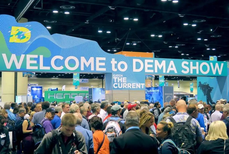 DEMA Show美国潜水展将于2023年11月14-17日举办,世界上最大最专业的潜水展