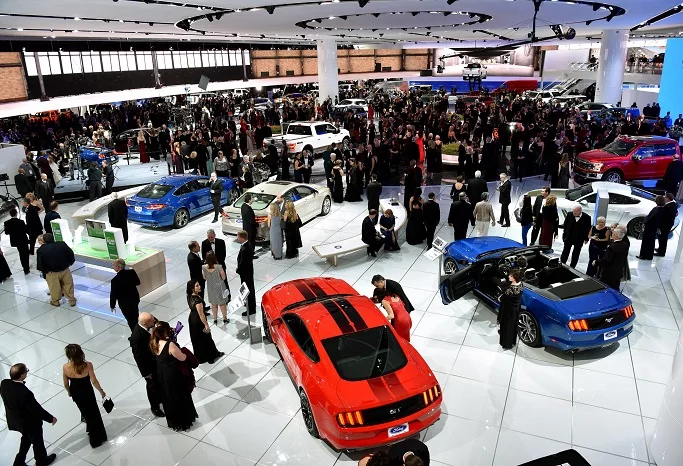 美国底特律车展2022年启用全新LOGO