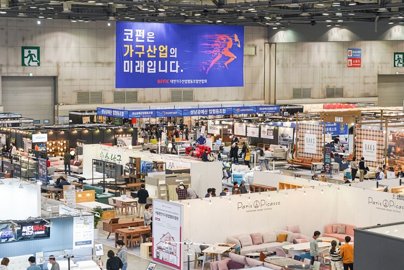 KOFURN韩国首尔家具及木工机械展将于2023年8月24-27日举办，每届观众数量10万人次以上！展位、门票、会刊申请