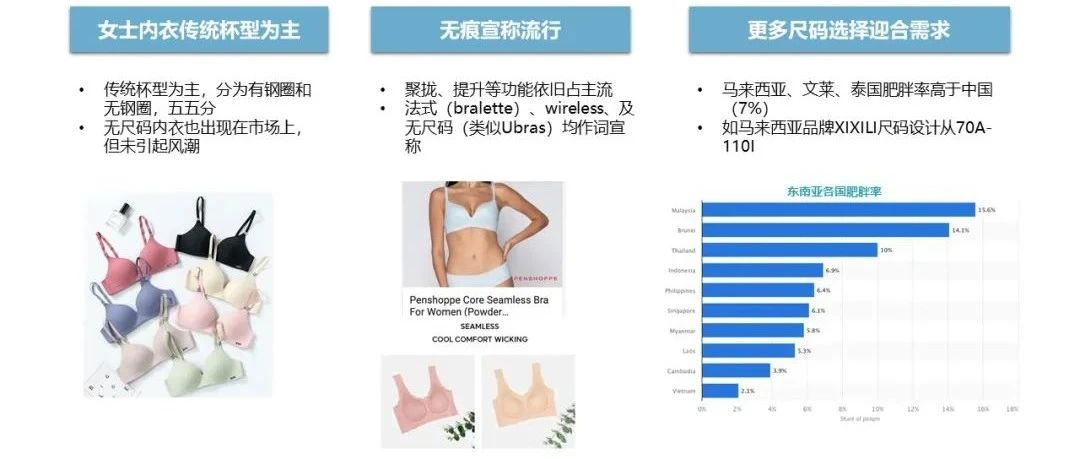 市场洞察 | 出海洞察！东南亚内衣市场可以有多大？