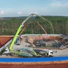 中联重科混凝土机械助建亚洲最高“大风车”