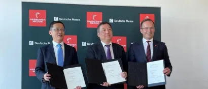 中国国际工业博览会与汉诺威工业博览会在德签署合作备忘录
