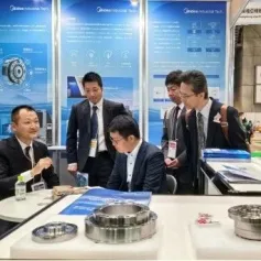 美的工业技术高性能谐波减速机亮相2023年东京国际机器人展览会