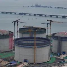 【项目进展】河北曹妃甸新天LNG接收站项目二阶段工程建设稳步推进