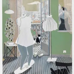 《繁花——金宇澄个展》开幕：文学与绘画的连接