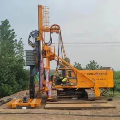 铁建重工LSJ系列连续墙设备助力洞庭湖堤防加固工程建设