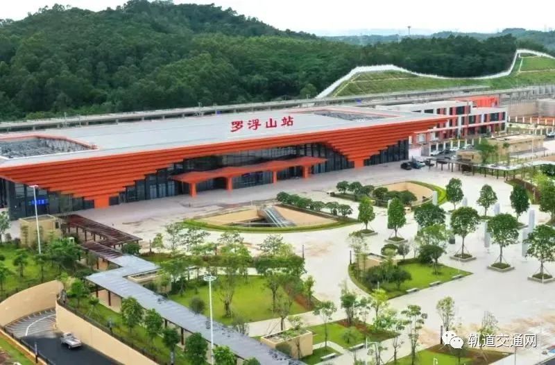 广汕高铁罗浮山站。广东省交通运输厅供图