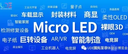 展示主题发布 | Micro LED、激光投影、裸眼3D、商显方案、先进封装、半导体设备材料、智能制造......你想看的都在这