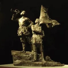 致敬军人 | 中国美术馆《长征组雕》塑长征精神