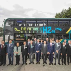 中集安瑞科助力香港首个加氢站及首辆氢能巴士正式投运