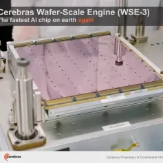 初创公司Cerebras推出  WSE-3 AI芯片, 4万亿个晶体管！