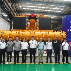 塞上明珠，璀璨驼城 │ 延长石油可可盖煤矿首套快速掘锚成套装备在铁建重工下线