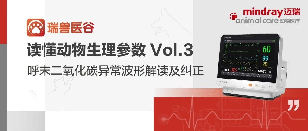 瑞兽医谷 | CO2波形看不懂？13种EtCO2临床常见异常波形详解