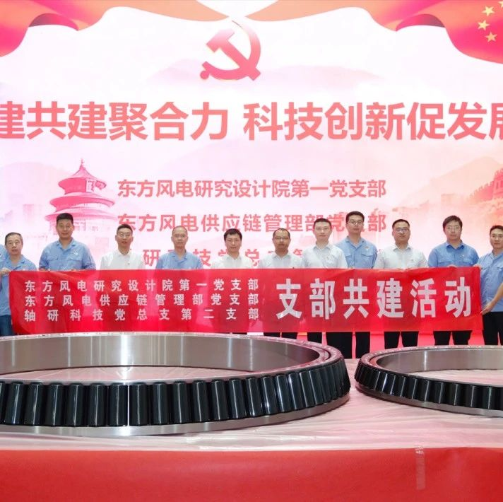 党建共建聚合力 科技创新促发展——轴研科技与东方风电开展支部共建活动