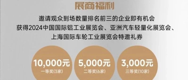 @所有参展商，展商定制邀请函上线，邀伙伴同行，享万元好礼！