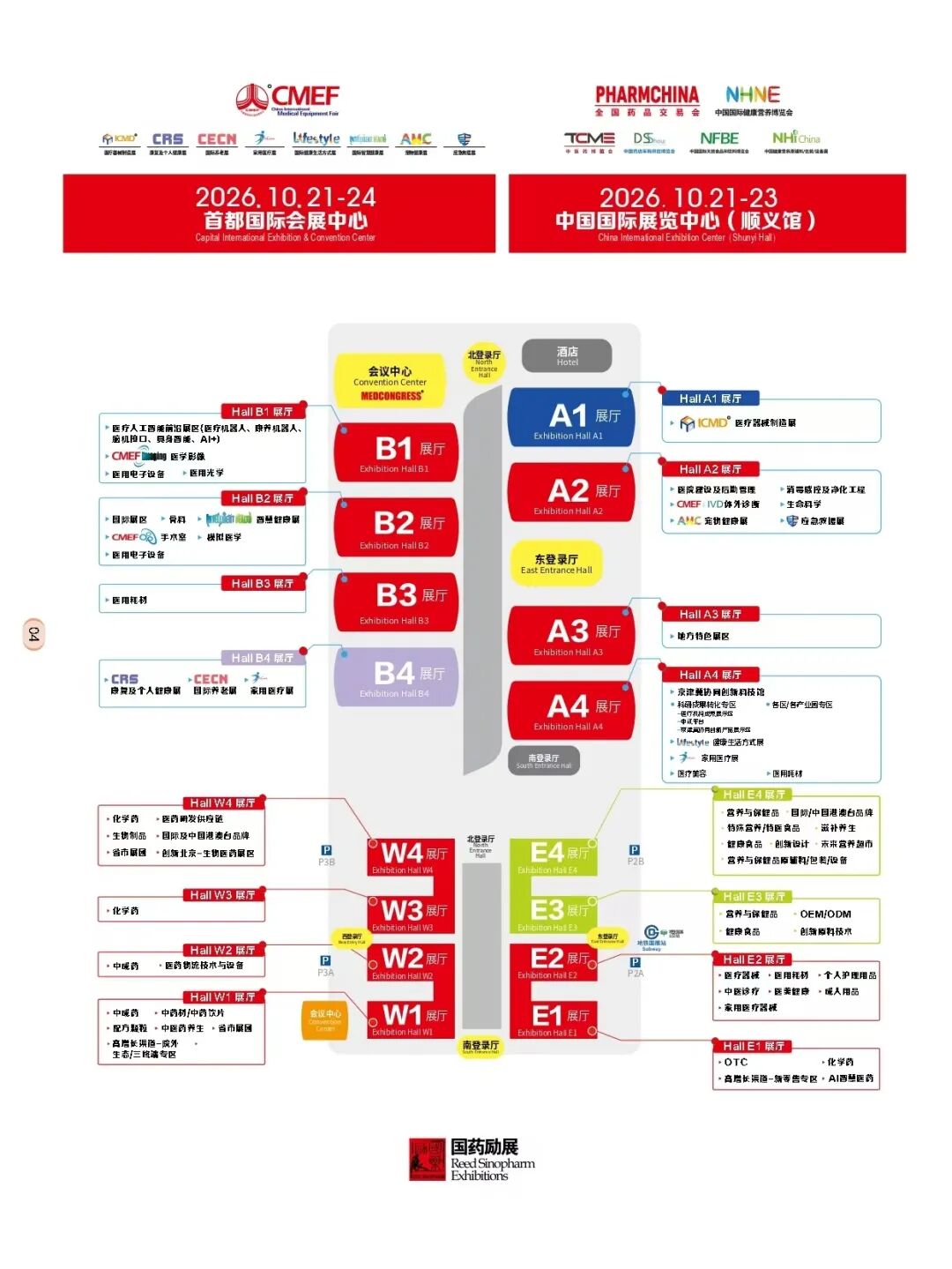全国药品交易会&NHNE健康营养展,展位图首发
