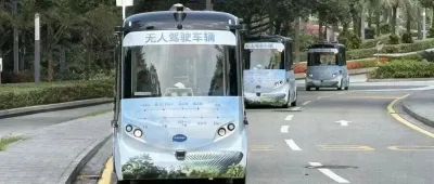 易行S3无人接驳车亮相某头部通信企业,智慧出行新体验获赞誉 | 展商动态